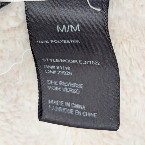 New W/Out Tags Robe Medium Long In Cream/Beige - Picture 4 of 9